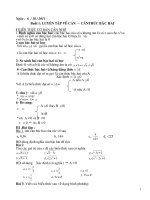 Giáo án dạy thêm toán lớp 9