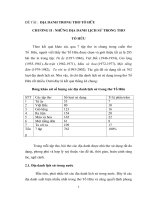 CHƯƠNG 2 và CHƯƠNG 3 luận văn: Địa danh trong thơ Tố Hữu