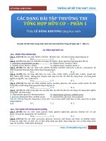 LE DANG KHUONG   18  TONG HOP HUU CO   PHAN 1   DAP AN 