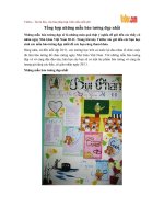 Tổng hợp những mẫu báo tường 20/11 đẹp nhất