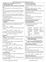 tài liệu bồi dưỡng học sinh giỏi Hóa lớp 9 lý thuyết, bài tập