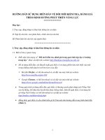 HƯỚNG DẪN SỬ DỤNG DIỄN ĐÀN VỀ ĐỔI MỚI KIỂM TRA, ĐÁNH GIÁ THEO ĐỊNH HƯỚNG PHÁT TRIỂN NĂNG LỰC