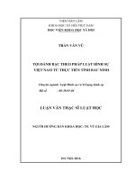 Tội đánh bạc theo pháp luật hình sự việt nam từ thực tiễn tỉnh bắc ninh 