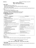 Giáo án tuần 11 lớp 4 chuẩn