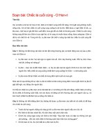 Soạn bài chiếc lá cuối cùng