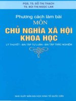 phương cách làm bài môn chủ nghĩa xã hội