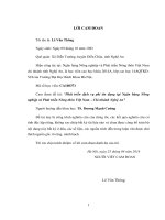 Phát triển dịch vụ phi tín dụng tại ngân hàng nông nghiệp và phát triển nông thông việt nam chi nhánh nghệ an 