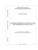 Giải pháp hoàn thiện công tác đấu thầu các dự án đầu tư xây dựng cho ban quản lý dự án đầu tư và xây dựng thành phố vinh giai đoạn 2016 2020 