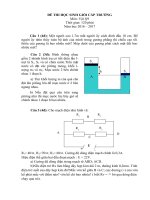 Đề thi + đa HSG cấp trường vật lý 9 năm học 2016   2017 