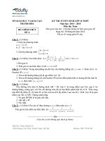 đề 3 toán vào lớp 10