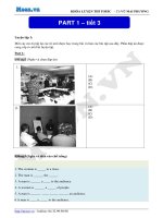 TOEIC PART 1  tiet 3 