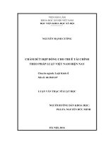 Chấm dứt hợp đồng cho thuê tài chính theo pháp luật việt nam hiện nay