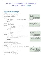 PP giai nhanh trac nghiem toan 