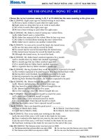 7  động từ (p11) thi online 4   động từ 