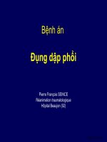 Bệnh án bụng dập phổi   chấn thương ngực (PFS)
