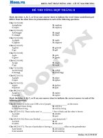 7  động từ (p9) thi online 3   động từ 