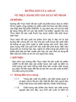 HƯỚNG DẪN CỦA ASEAN VỀ THỰC HÀNH TỐT SẢN XUẤT MỸ PHẨM