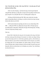 An toàn WEB Đề cương chi tiết