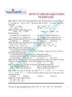 bttn ly thuyet dai cuong ve kim loai 