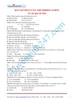 bai tap phan ung the hidrocabon co loi giai chi tiet 