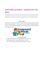 2  danh từ (p3)  danh tu ghep, cum danh tu 