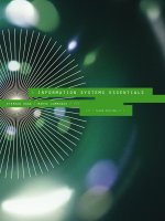 Information systems essentials third edition