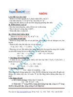 Nhôm và bài tập nhôm