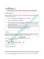 Hóa 11+12 - Bài tập kim loại tác dụng HNO3 tạo khí