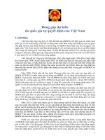 Đóng góp dự kiến do quốc gia tự quyết định của Việt Nam