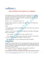 bai tap phan ung cong cua andehit 