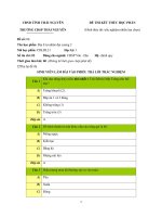 TRẮC NGHIỆM ĐIA LÝ  TỰ NHIÊN ĐẠI CƯƠNG (CỰC HAY).