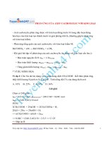 Hóa 11 - Bài tập axit cacboxylic  tác dụng với kim loại