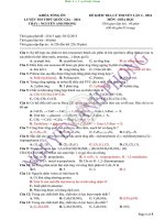 ĐÁP án bài KIỂM TRA lý THUYẾT số 2 