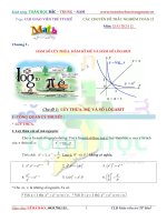 Hàm số lũy thừa, hàm số mũ và hàm số logarit