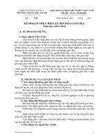 Ke hoach thuc hien xa hoi hoa giao duc 