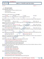 Bài tập có đáp án môn hóa - AMIN 01