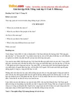 Giải bài tập SGK Tiếng Anh lớp 11 Unit 5: Illiteracy