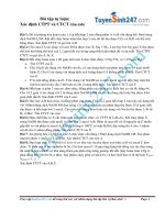 bai tap tu luan xac dinh ctpt va ctct cua este 