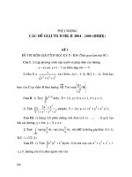 Giai bai tap giai tich tran binh tich phan ham nghieu bien,chuoi, phuong trinh vi phan