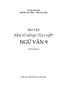 rèn luyện kĩ năng tích hợp ngữ văn 9