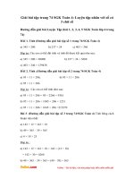 Giải bài tập trang 74 SGK Toán 4: Luyện tập nhân với số có ba chữ số