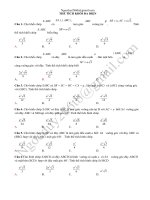 HD trắc nghiệm thể tích có đáp án