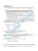 bai tap kim loai tac dung voi axit co tinh oxi hoa 