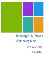 Thực trạng giáo dục Việt Nam và định hướng đổi mới