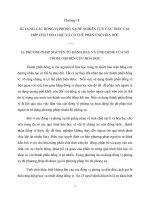 SỬ DỤNG CÁC ĐỒNG VỊ PHÓNG XẠ ĐỂ NGHIÊN CỨU CẤU TRÚC CÁC  HỢP CHẤT HÓA HỌC VÀ CƠ CHẾ PHẢN ỨNG HÓA HỌC