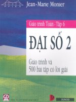 Giáo trình toán học tập 6 giải tích 2 
