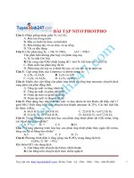 bai tap trac nghiem ly thuyet nito photpho 