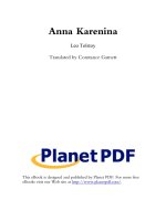 Anna Karenina By Leo Tolstoy