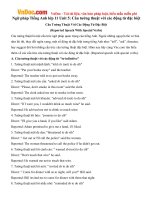 Ngữ pháp Tiếng Anh lớp 11 Unit 5: Câu tường thuật với các động từ đặc biệt