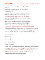 Câu hỏi trắc nghiệm Vật lý lớp 10: Động học chất điểm